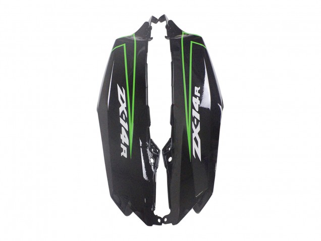 Carena Moto Kawasaki ZX14R ZZR1400 2012-2024 - Verde Nero Lucido Banda