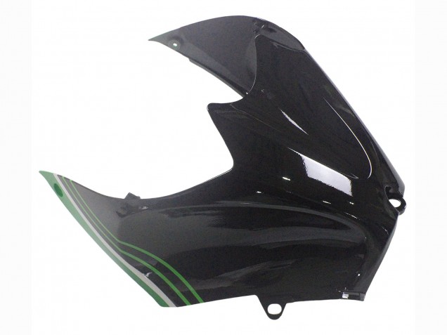 Carena Moto Kawasaki ZX14R ZZR1400 2012-2024 - Verde Nero Lucido Banda