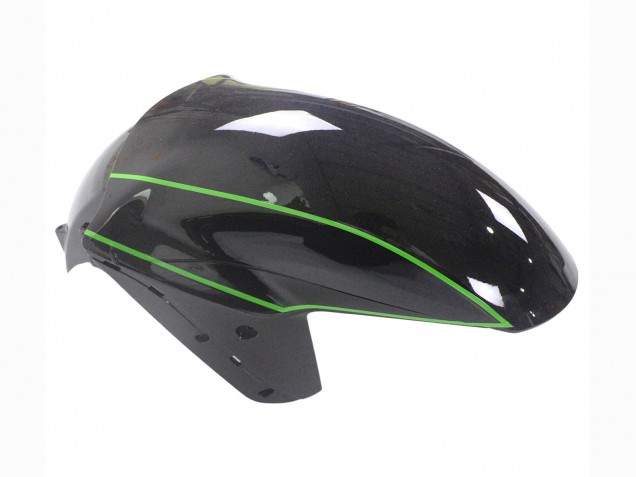 Carena Moto Kawasaki ZX14R ZZR1400 2012-2024 - Verde Nero Lucido Banda
