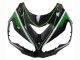 Carena Moto Kawasaki ZX14R ZZR1400 2012-2024 - Verde Nero Lucido Banda