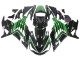 Carena Moto Kawasaki ZX14R ZZR1400 2012-2024 - Verde Nero Lucido Banda