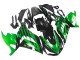 Kit Carena Moto Kawasaki ZX14R ZZR1400 2012-2024 - Verde Nero Lucido