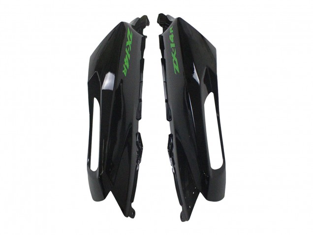 Kit Carena Moto Kawasaki ZX14R ZZR1400 2012-2024 - Verde Nero Lucido