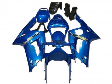 Carena Moto Kawasaki ZX6R 2003-2004 - Verde Bianco Nero Silkolene Fabbrica