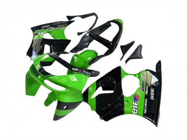 Carena Moto Kawasaki ZX6R 1998-1999 - Verde Nero Lucido Elf Bridgestone Fabbrica