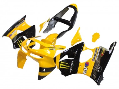 Carena Moto Kawasaki ZX6R 1998-1999 - Giallo Nero Mostro Elf Bridgestone Fabbrica
