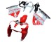 Carena Moto Kawasaki ZX6R 2000-2002 - Bianco Rosso Nero