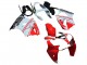 Carena Moto Kawasaki ZX6R 2000-2002 - Bianco Rosso Nero