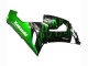 Carena Moto Kawasaki ZX6R 2005-2006 - Nero Lucido Verde Fiamma