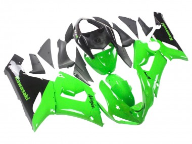 Carena Moto Kawasaki ZX6R 2005-2006 - Verde Nero Ninja Fabbrica