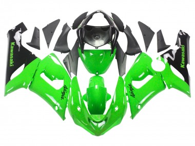 Carena Moto Kawasaki ZX6R 2005-2006 - Verde Nero Ninja Fabbrica