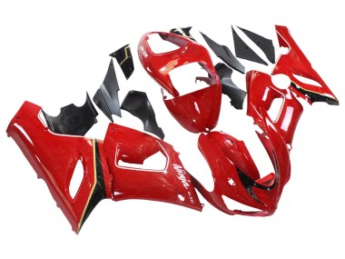 Carena Moto Kawasaki ZX6R 2005-2006 - Rosso Giallo Nero Fabbrica