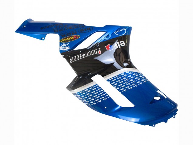 Carena Moto Kawasaki ZX6R 2007-2008 - Nero Blu Elf