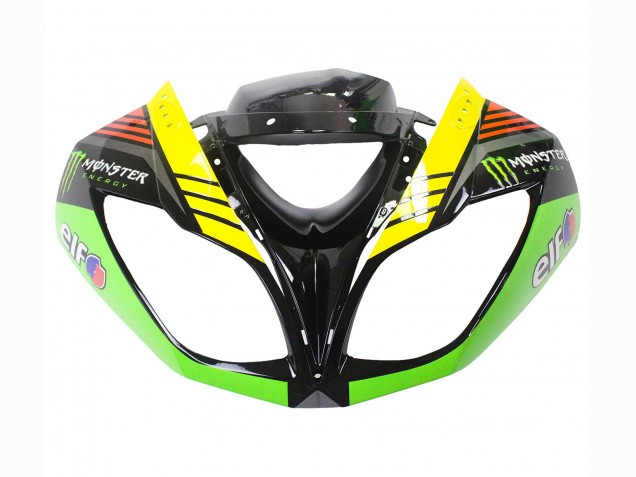 Carena Moto Kawasaki ZX6R 2009-2012 - Verde Nero Lucido Giallo Bianco Rosso Elf Mostro