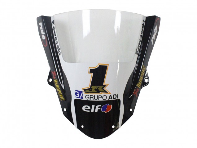 Carena Moto Kawasaki ZX6R 2009-2012 - Verde Nero Lucido Giallo Bianco Rosso Elf Mostro