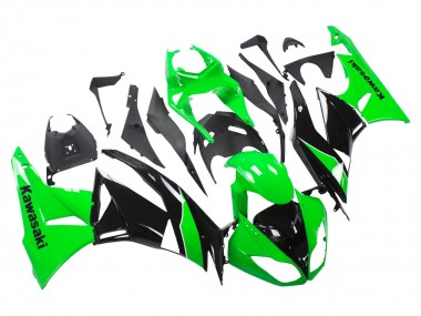 Carena Moto Kawasaki ZX6R 2009-2012 - Verde Nero Lucido Fabbrica