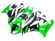 Carena Moto Kawasaki ZX6R 2009-2012 - Verde Nero Lucido