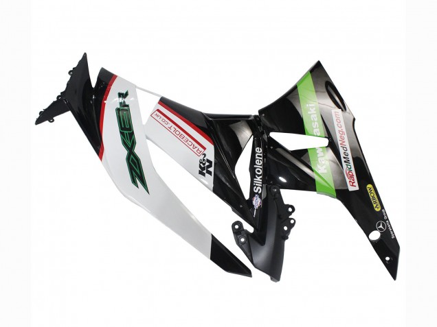 Carena Moto Kawasaki ZX6R 2009-2012 - Bianco Rosso Nero Verde
