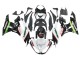 Carena Moto Kawasaki ZX6R 2009-2012 - Bianco Rosso Nero Verde