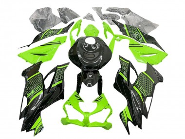 Carena Moto Kawasaki ZX6R 2019-2022 - Verde Nero Honeycomb Fabbrica