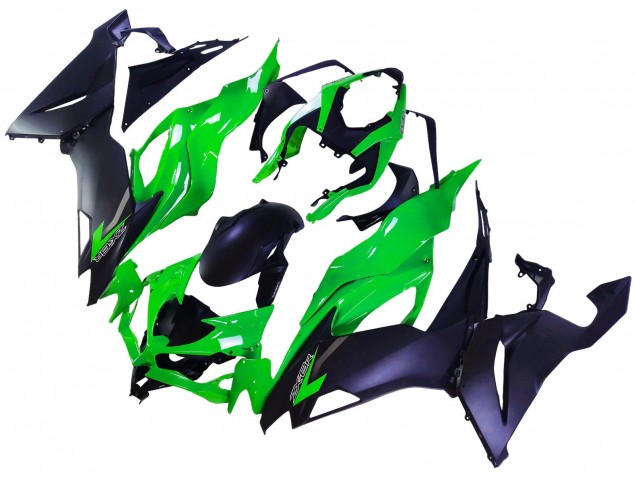 Carena Moto Kawasaki ZX6R 2019-2022 - Verde Nero Opaco
