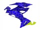 Carena Moto Kawasaki ZX6R 2019-2022 - Blu Giallo
