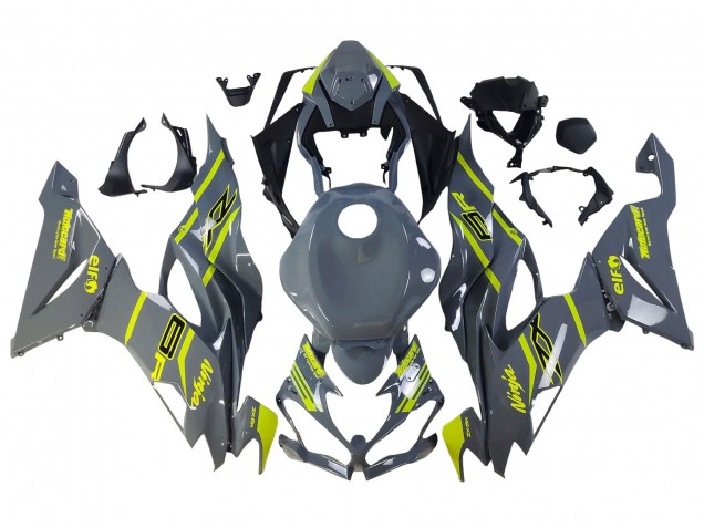Carena Moto Kawasaki ZX6R 2019-2022 - Nardo Grigio Giallo
