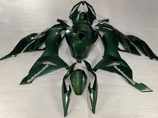 Carena Moto Kawasaki ZX6R 2019-2022 - Verde Scuro