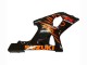 Carena Moto Suzuki GSXR1000 2000-2002 - Nero Lucido Arancia Fiamma
