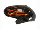 Carena Moto Suzuki GSXR1000 2000-2002 - Nero Lucido Arancia Fiamma