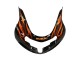 Carena Moto Suzuki GSXR1000 2000-2002 - Nero Lucido Arancia Fiamma