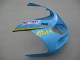 Carena Moto Suzuki GSXR1000 2000-2002 - Azzurro Chiaro Giallo Nero Motul Rizla