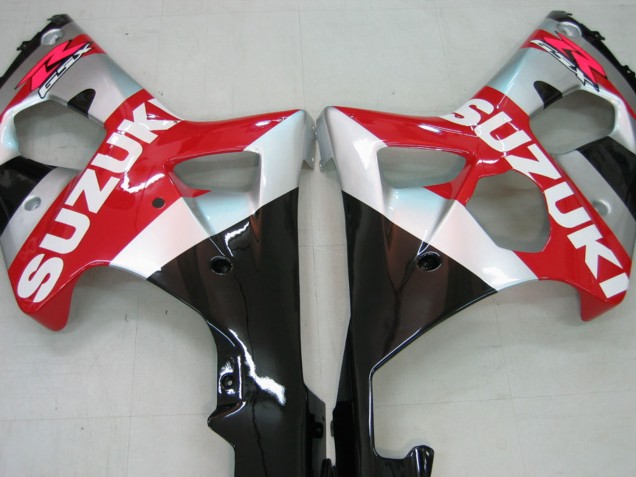 Carena Moto Suzuki GSXR1000 2000-2002 - Rosso Argento Bianco Nero