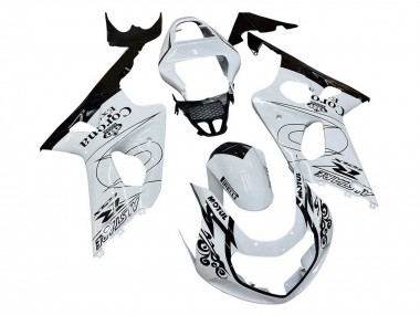 Carena Moto Suzuki GSXR1000 2000-2002 - Bianco Nero Motul Corona Fabbrica