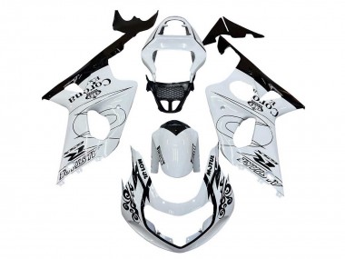 Carena Moto Suzuki GSXR1000 2000-2002 - Bianco Nero Motul Corona Fabbrica