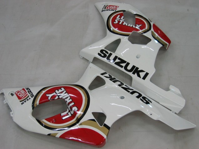Carena Moto Suzuki GSXR1000 2000-2002 - Bianco Rosso Lucky Strike