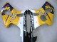 Carena Moto Suzuki GSXR1000 2000-2002 - Giallo Blu Scuro Bianco Motul Corona
