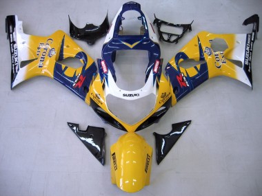 Carena Moto Suzuki GSXR1000 2000-2002 - Giallo Blu Scuro Bianco Motul Corona Fabbrica