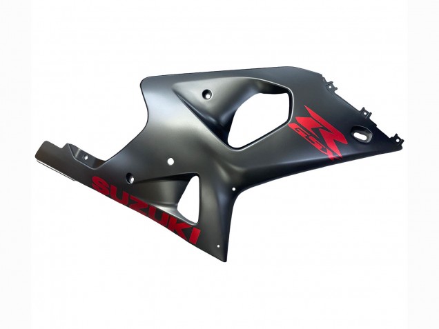 Carena Moto Suzuki GSXR1000 2000-2002 - Grigio Opaco Rosso Decal