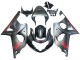 Carena Moto Suzuki GSXR1000 2000-2002 - Grigio Opaco Rosso Decal