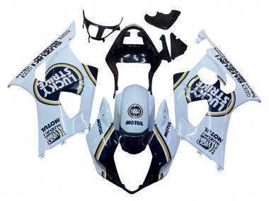Carena Moto Suzuki GSXR 1000 2003-2004 - Bianco Nero Oro Motul Lucky Strike Fabbrica