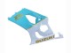 Carena Moto Suzuki GSXR 1000 2003-2004 - Bianco Azzurro Chiaro Oro