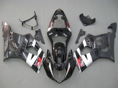 Carena Moto Suzuki GSXR 1000 2003-2004 - Nero Lucido Bianco Grigio Rosso Fabbrica