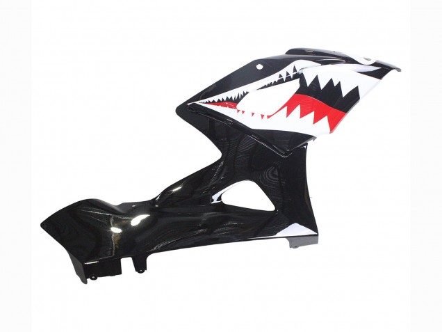 Carena Moto Suzuki GSXR 1000 2005-2006 - Nero Lucido Rosso Bianco Squalo