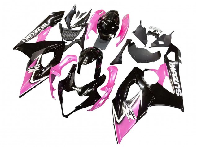 Carena Moto Suzuki GSXR 1000 2005-2006 - Nero Lucido Rosa