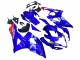 Carena Moto Suzuki GSXR 1000 2005-2006 - Blu Giallo Bianco Rosso Motul