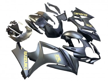 Carena Moto Suzuki GSXR 1000 2007-2008 - Nero Opaco Oro Decal Fabbrica