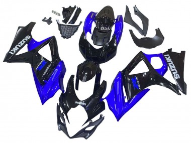 Kit Carena Moto Suzuki GSXR 1000 2007-2008 - Blu Nero Lucido Fabbrica