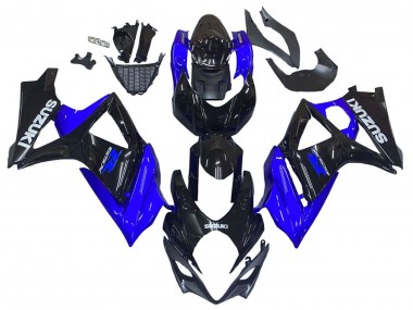 Kit Carena Moto Suzuki GSXR 1000 2007-2008 - Blu Nero Lucido Fabbrica