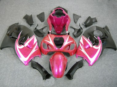 Carena Moto Suzuki GSXR 1300 Hayabusa 1996-2007 - Rosa Bianco Nero Fabbrica